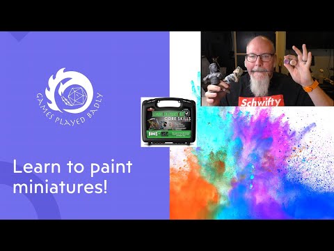 Learn to paint miniatures with Reaper’s Learn To Paint Kit!