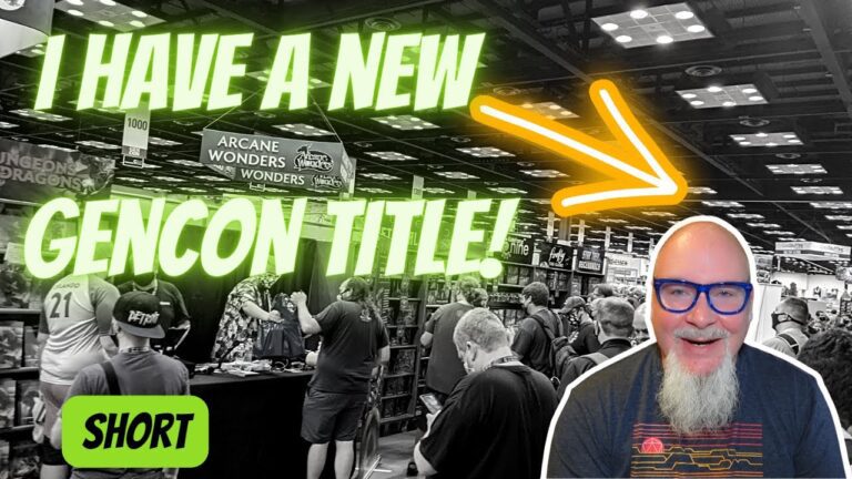 Unveiling My Epic GenCon Gamers Title – You’ll Never Guess What it Is!