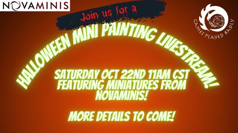 Halloween Mini Painting Livestream!