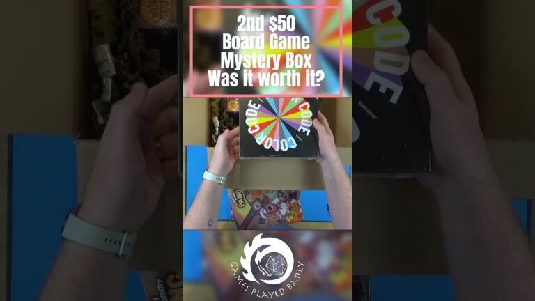 Waste of ? Why I Regret Trying the #Boardgame Mystery Box Again -Part 1