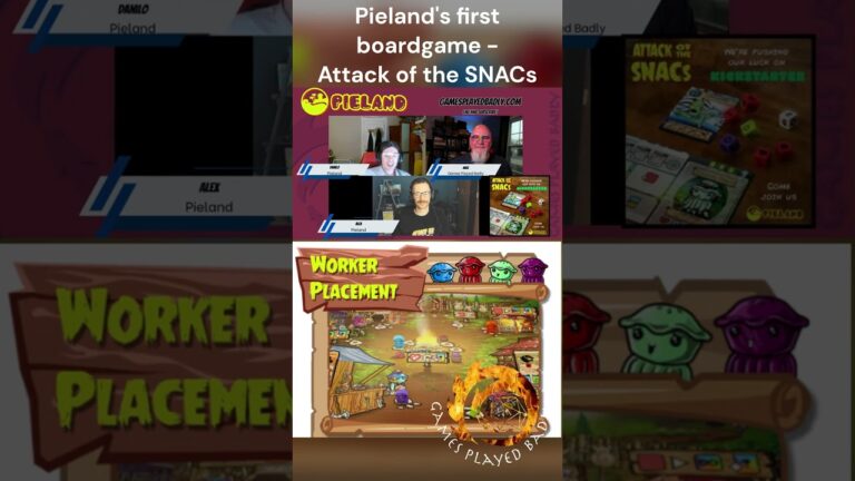 Hunt down SNACs to grow your fame and power in Attack of the SNACS #boardgame ! #boardgames