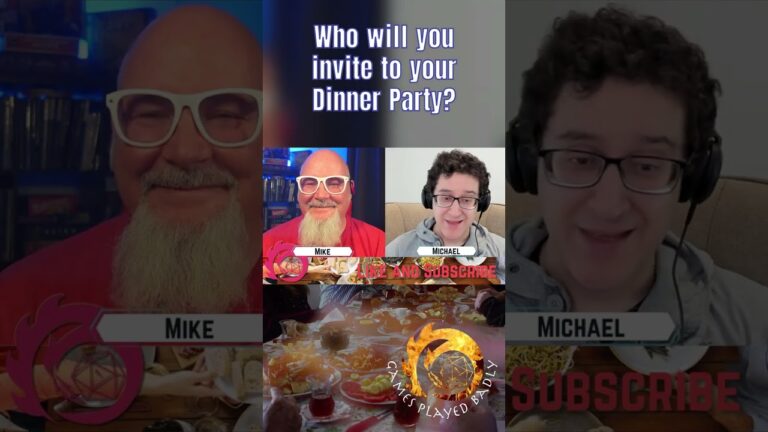 Who’s crashing your table in the Dinner Party boardgame!