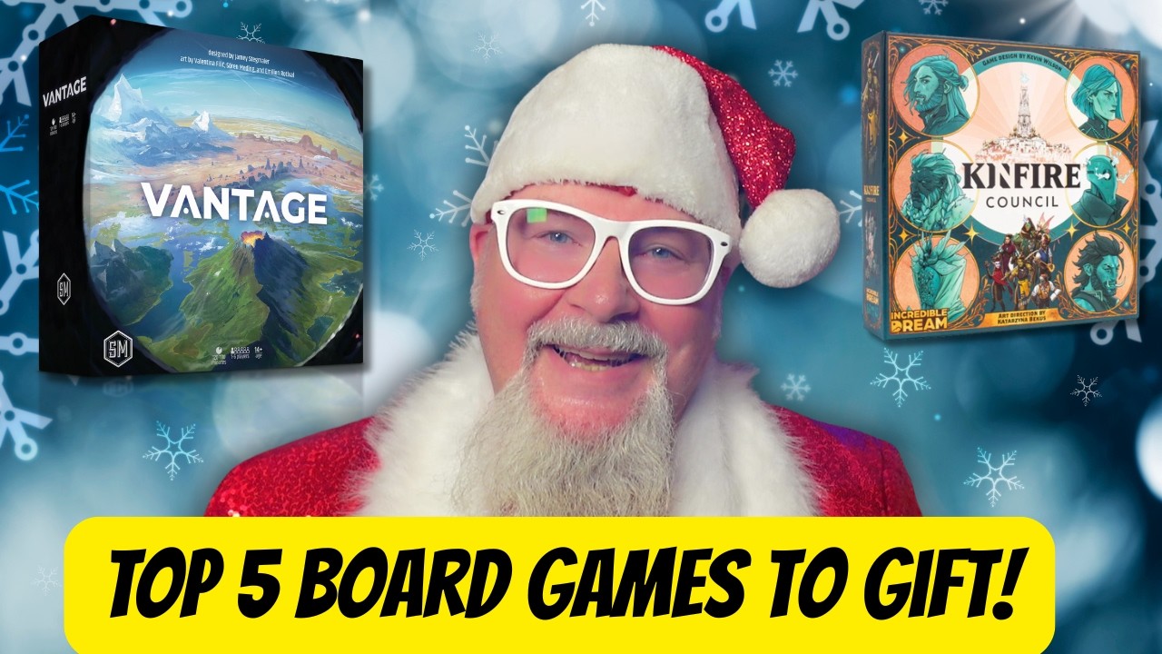 5 Board Games You NEED for Christmas 2025