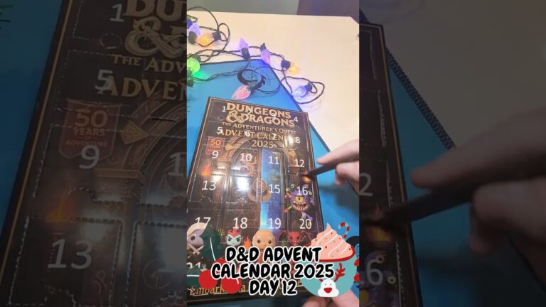 Opening Day 12 of the D&D Advent Calendar 2025!