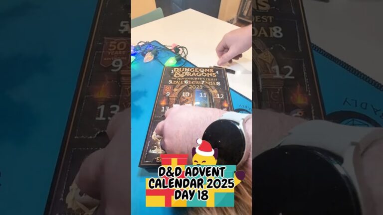 Opening Day 18 of the D&D Advent Calendar!