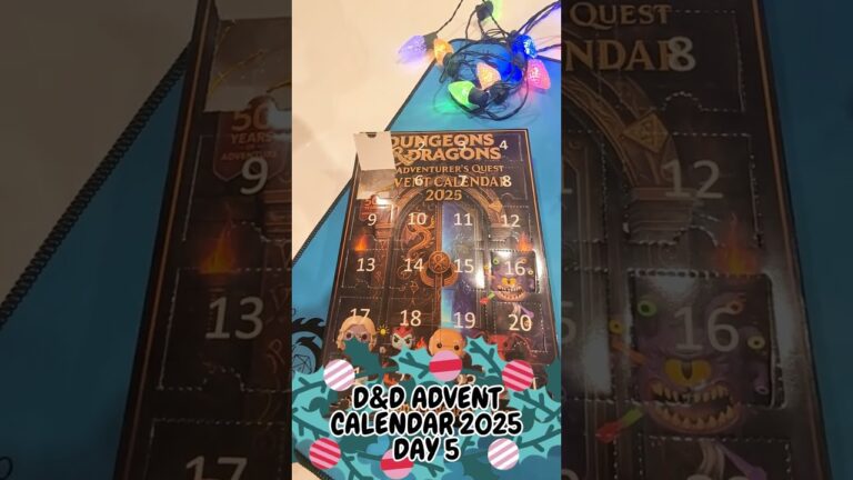 5 Days of D&D Advent Calendar Ornaments Which One is BEST?