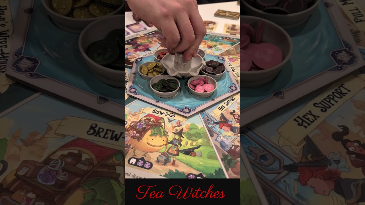 This Board Game Has a Spinning Teacup Mechanic #boardgames #gaming This Board Game Has a Spinning Teacup Mechanic #boardgames #gaming