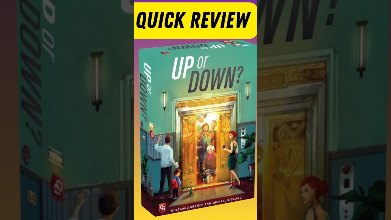 Build Elevator Shafts, Win BIG! “Up or Down” Card Game Explained! #shorts